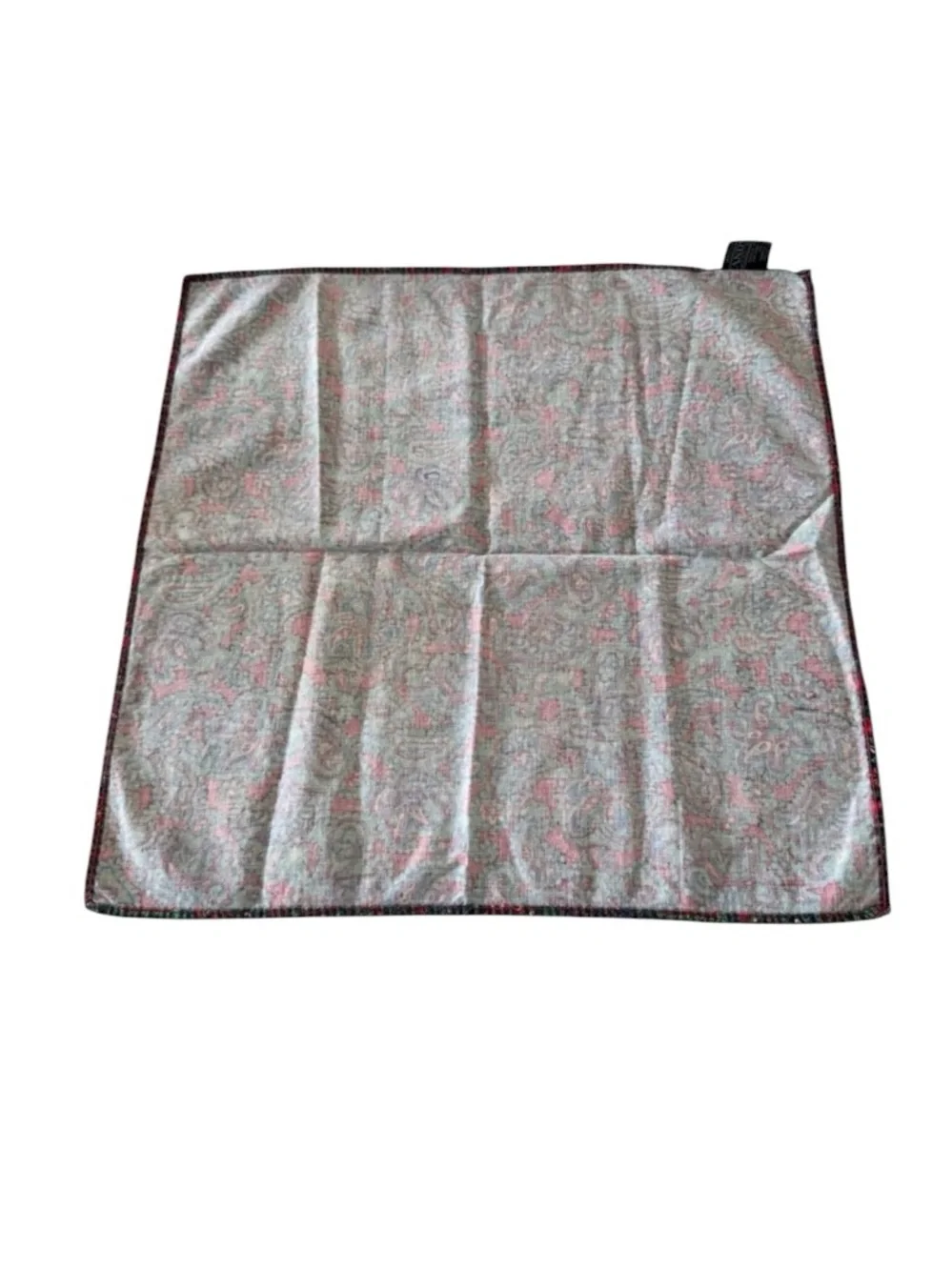 Vintage Land’s End Paisley Print Cotton Napkins Set of Four